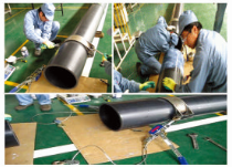 5、裝固定夾具、設(shè)置拉緊器